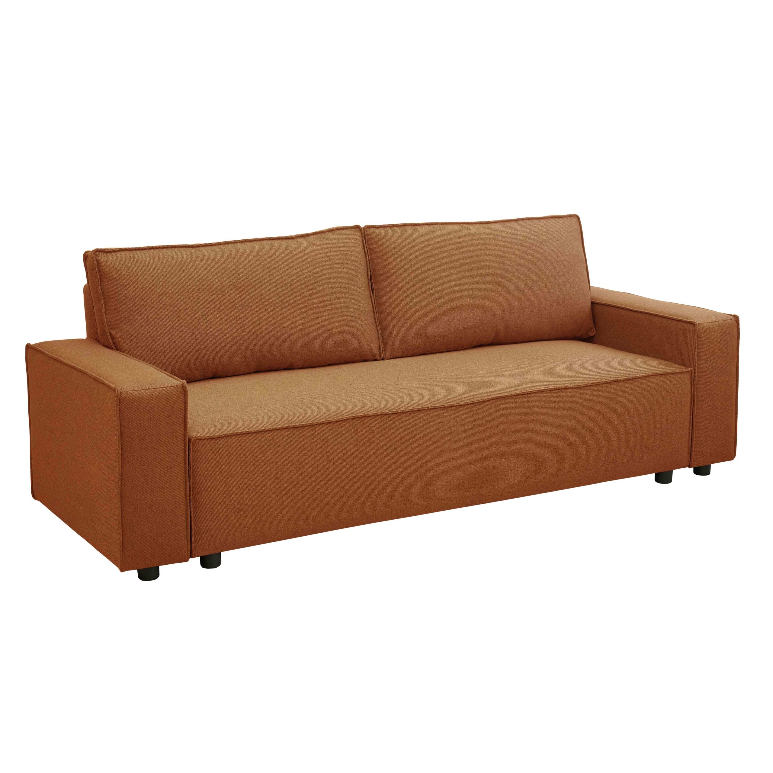 Canapé convertible 3 places en tissu FRANCK