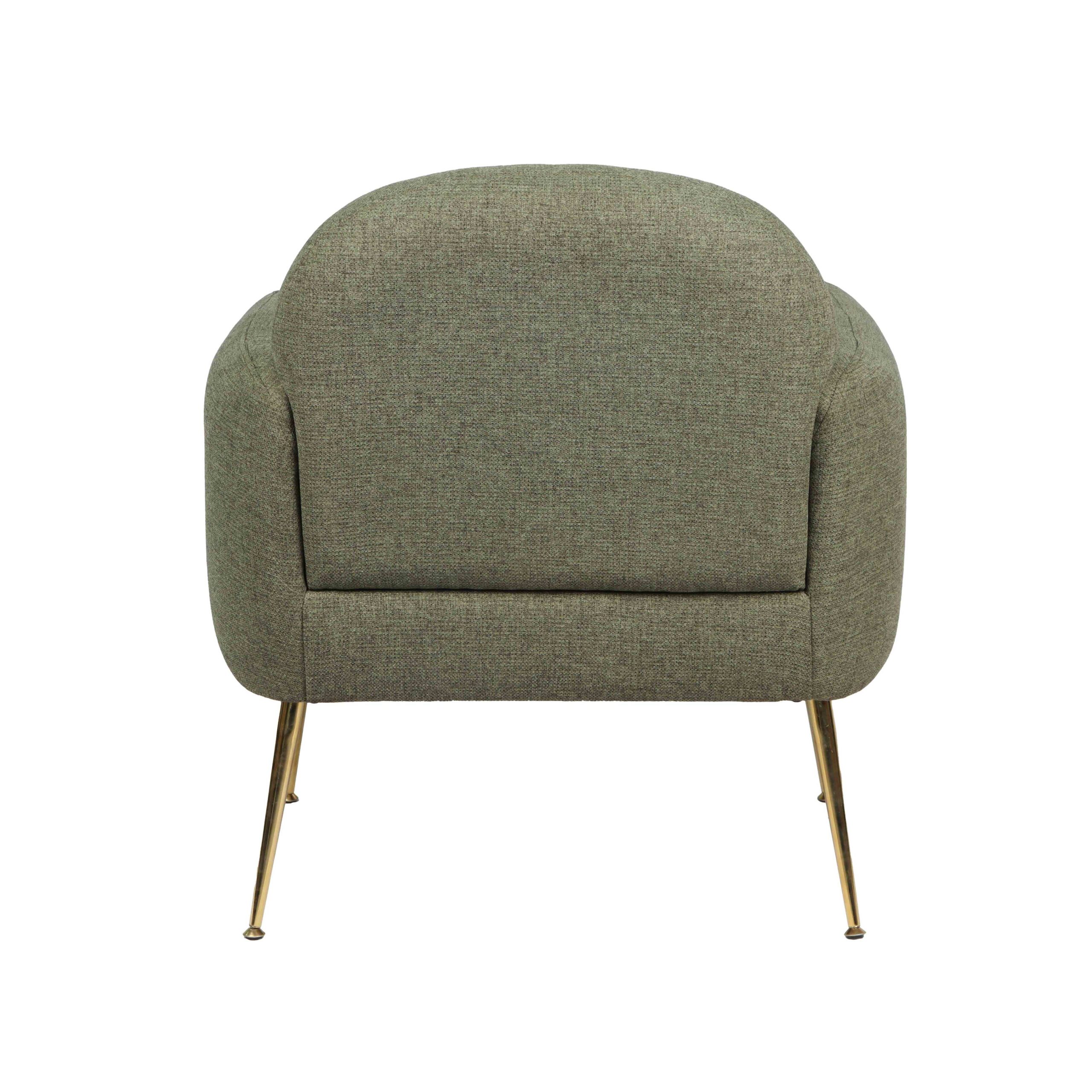 Fauteuil relax en tissu et métal LOLA