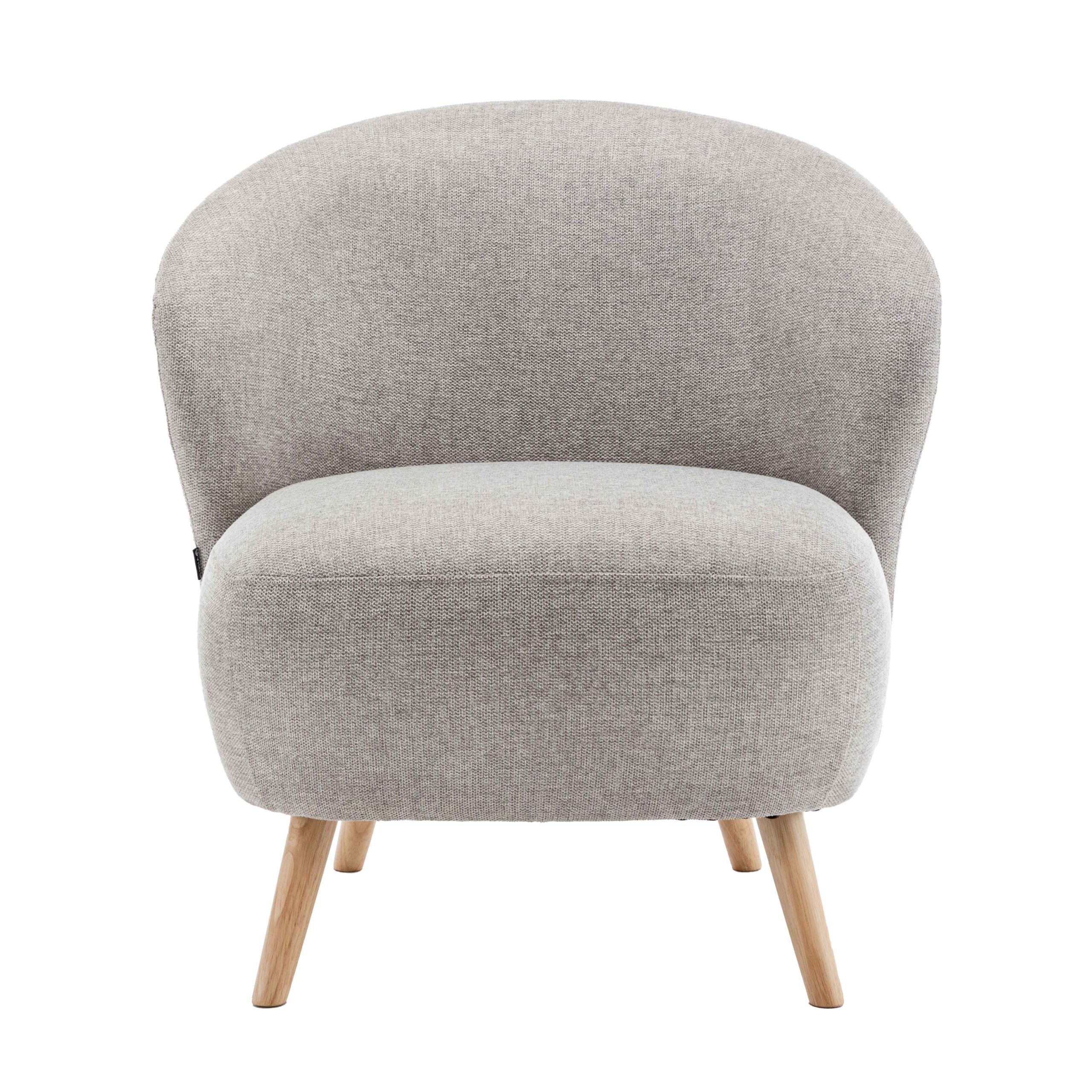 Fauteuil relax en tissu et bois JERRY